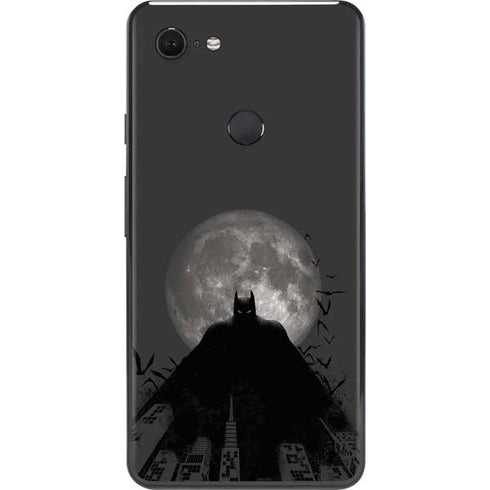 DC Comics Batman On City with Moon Art Google Pixel 3 XL Skin
